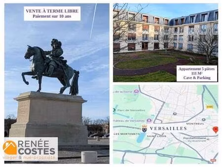 vente à terme libre sur 144 mois - versailles (78000)
