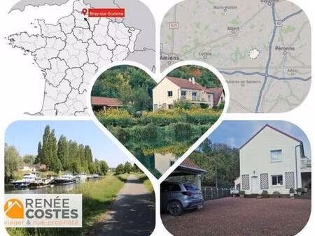 viager occupé - h75 ans - bray sur somme (80340)