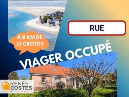 viager occupé - h89 ans - rue (80120)