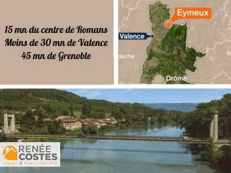 vente en nue propriété - f60-h68 ans - eymeux (26730)