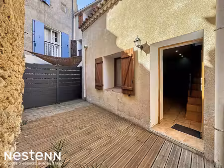 maison de village avec extérieur et garage sallèles-d'aude
