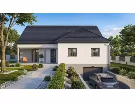 terrain avec maison neuve à vendre