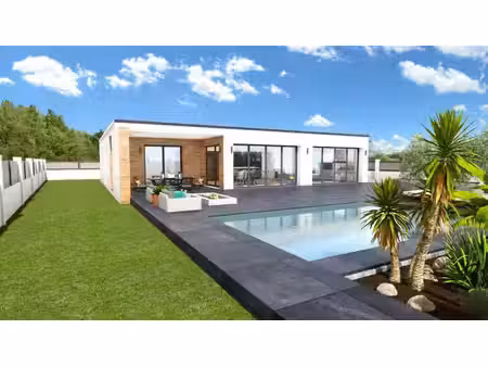 terrain avec maison neuve à vendre