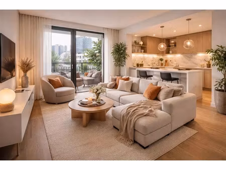 vente appartement 2 pièces 45 m² à villeurbanne (69100)  189 025 €