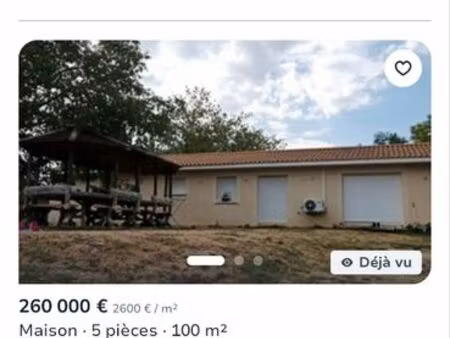 maison neuve de 2025 – suite parentale – terrain de 1 300 m² –