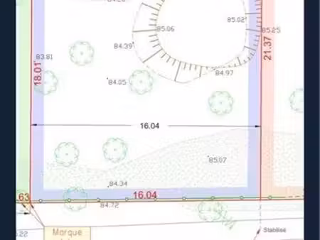 terrain 300m