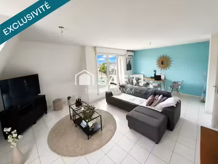 vente appartement 3 pièces 77 m² à mulhouse (68100)  194 000 €