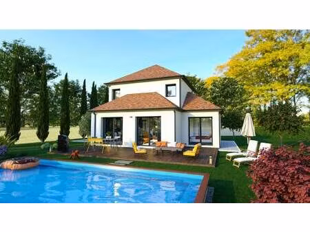 terrain avec maison neuve à vendre
