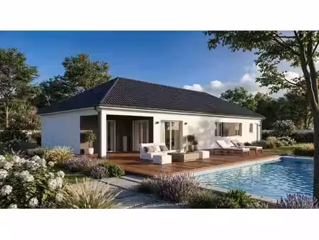 terrain avec maison neuve à vendre
