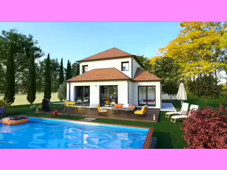 terrain avec maison neuve à vendre