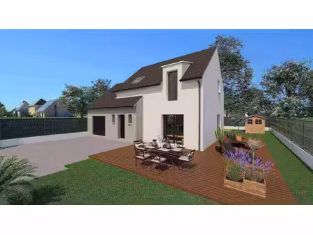 terrain avec maison neuve à vendre