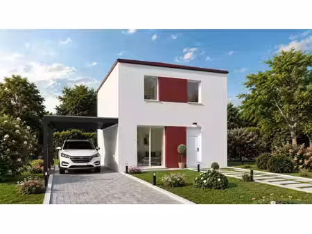 terrain avec maison neuve à vendre