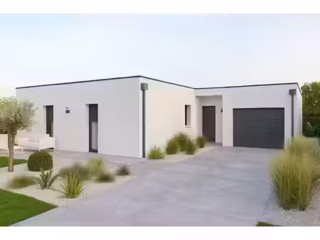 terrain avec maison neuve à vendre