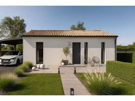 terrain avec maison neuve à vendre