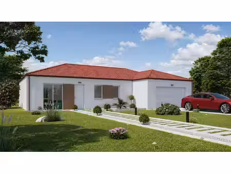 terrain avec maison neuve à vendre