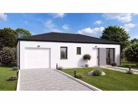 terrain avec maison neuve à vendre