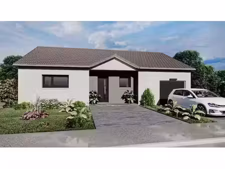 terrain avec maison neuve à vendre