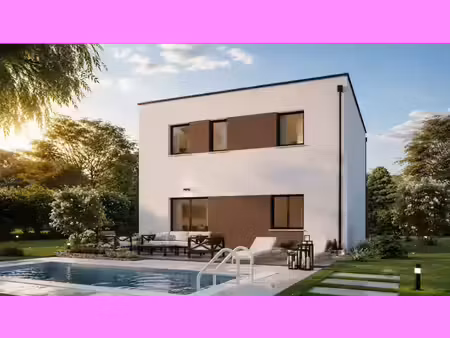 terrain avec maison neuve à vendre