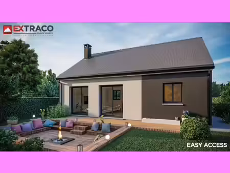terrain avec maison neuve à vendre