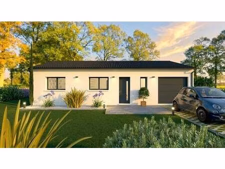 terrain avec maison neuve à vendre