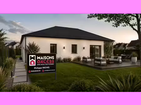 terrain avec maison neuve à vendre