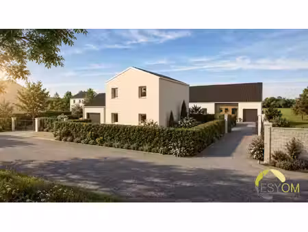 terrain avec maison neuve à vendre
