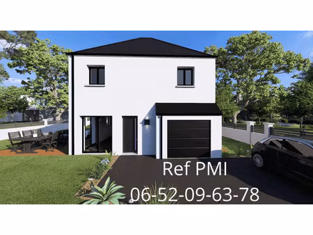 terrain avec maison neuve à vendre