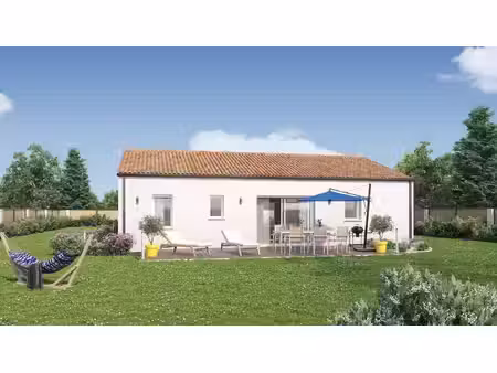 terrain avec maison neuve à vendre