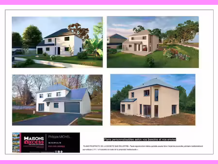 terrain avec maison neuve à vendre