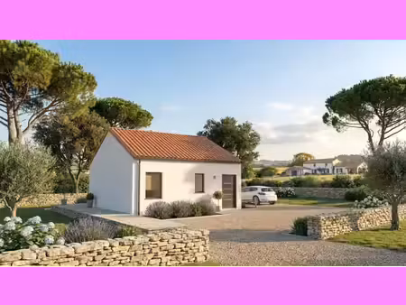 terrain avec maison neuve à vendre