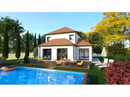 terrain avec maison neuve à vendre