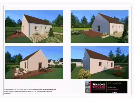 terrain avec maison neuve à vendre