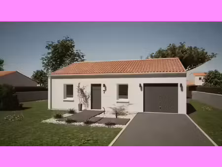 terrain avec maison neuve à vendre