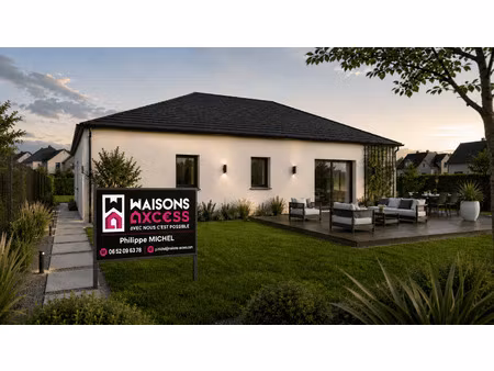 terrain avec maison neuve à vendre