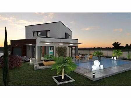 terrain avec maison neuve à vendre
