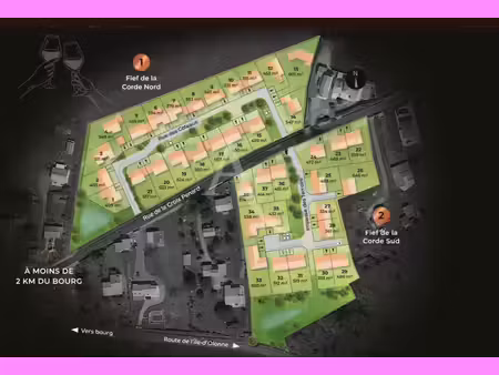 terrain constructible viabilisé à vendre