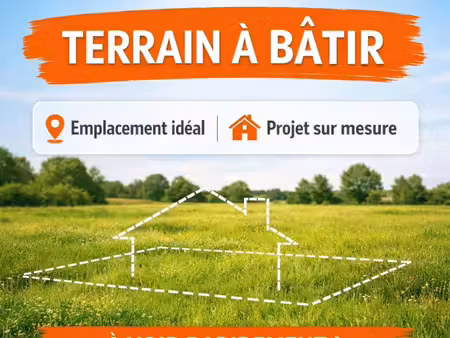 terrain constructible viabilisé à vendre