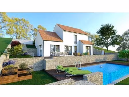 terrain avec maison neuve à vendre