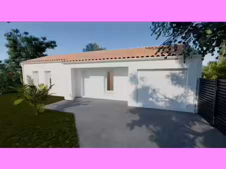 terrain avec maison neuve à vendre