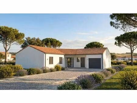 terrain avec maison neuve à vendre