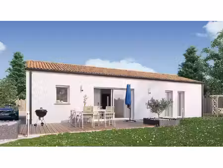 terrain avec maison neuve à vendre