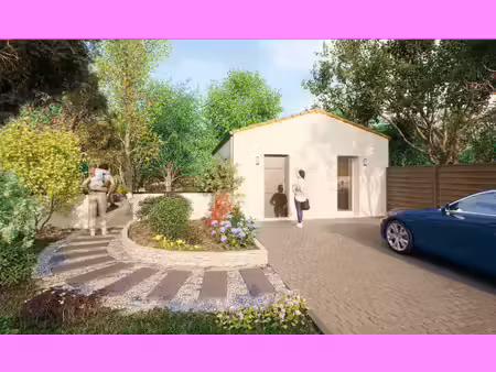 terrain avec maison neuve à vendre