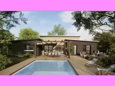 terrain avec maison neuve à vendre