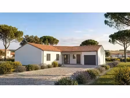 terrain avec maison neuve à vendre