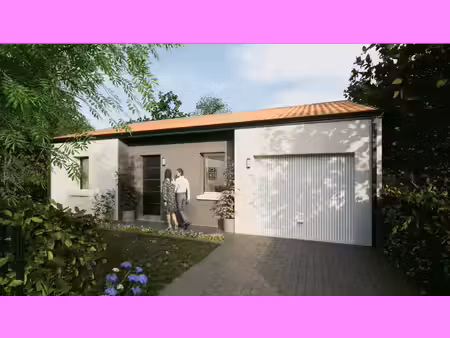 terrain avec maison neuve à vendre