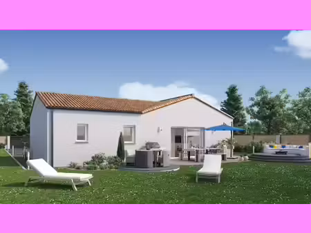 terrain avec maison neuve à vendre