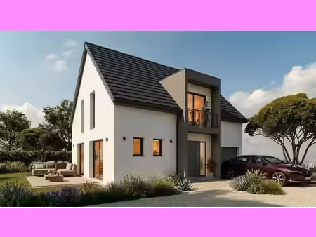 terrain avec maison neuve à vendre