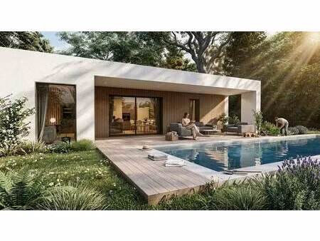 terrain avec maison neuve à vendre