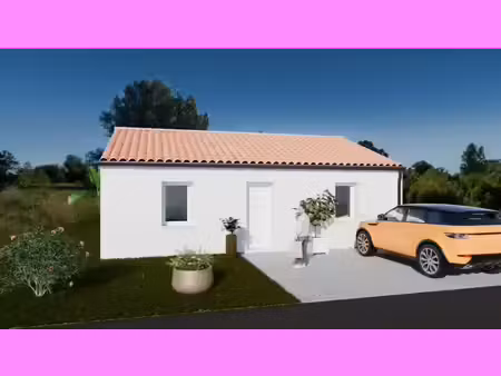 terrain avec maison neuve à vendre