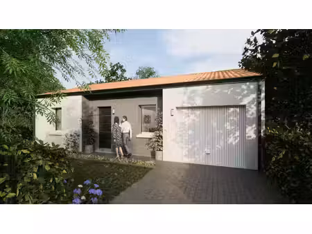 terrain avec maison neuve à vendre